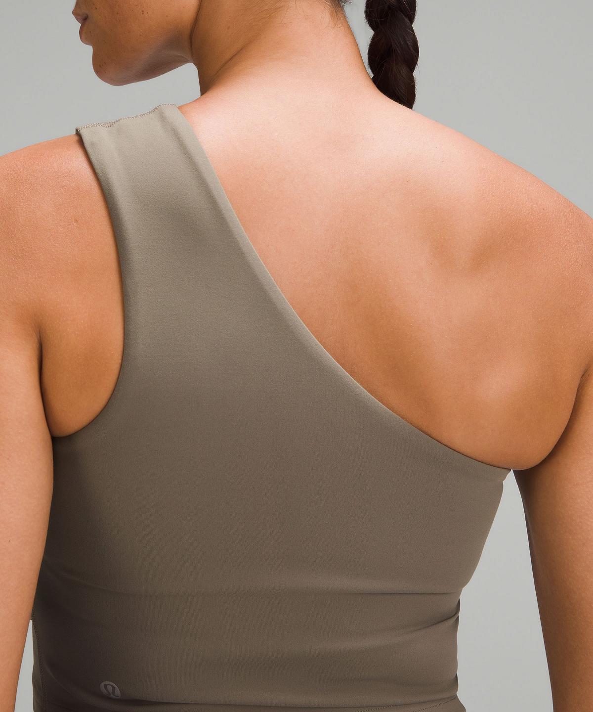 Lululemon Align™ Asymmetrical Tank Top Dame Grå | NO_LuLu70563