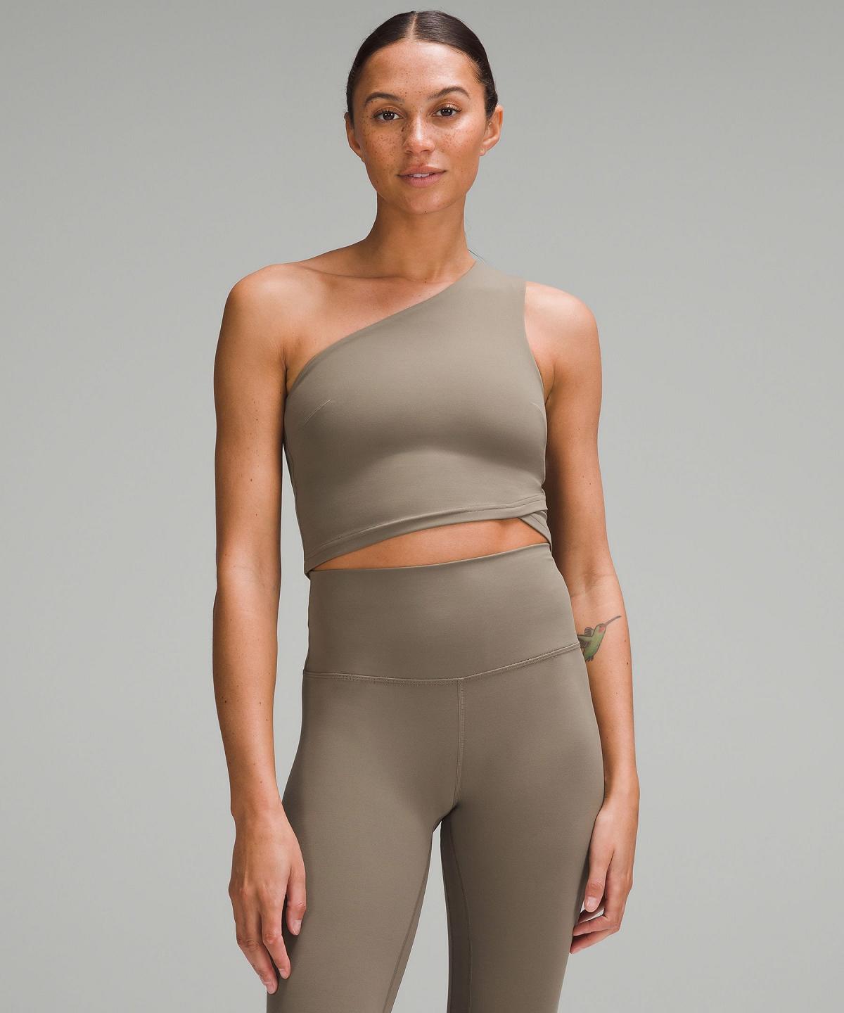 Lululemon Align™ Asymmetrical Tank Top Dame Grå | NO_LuLu70563