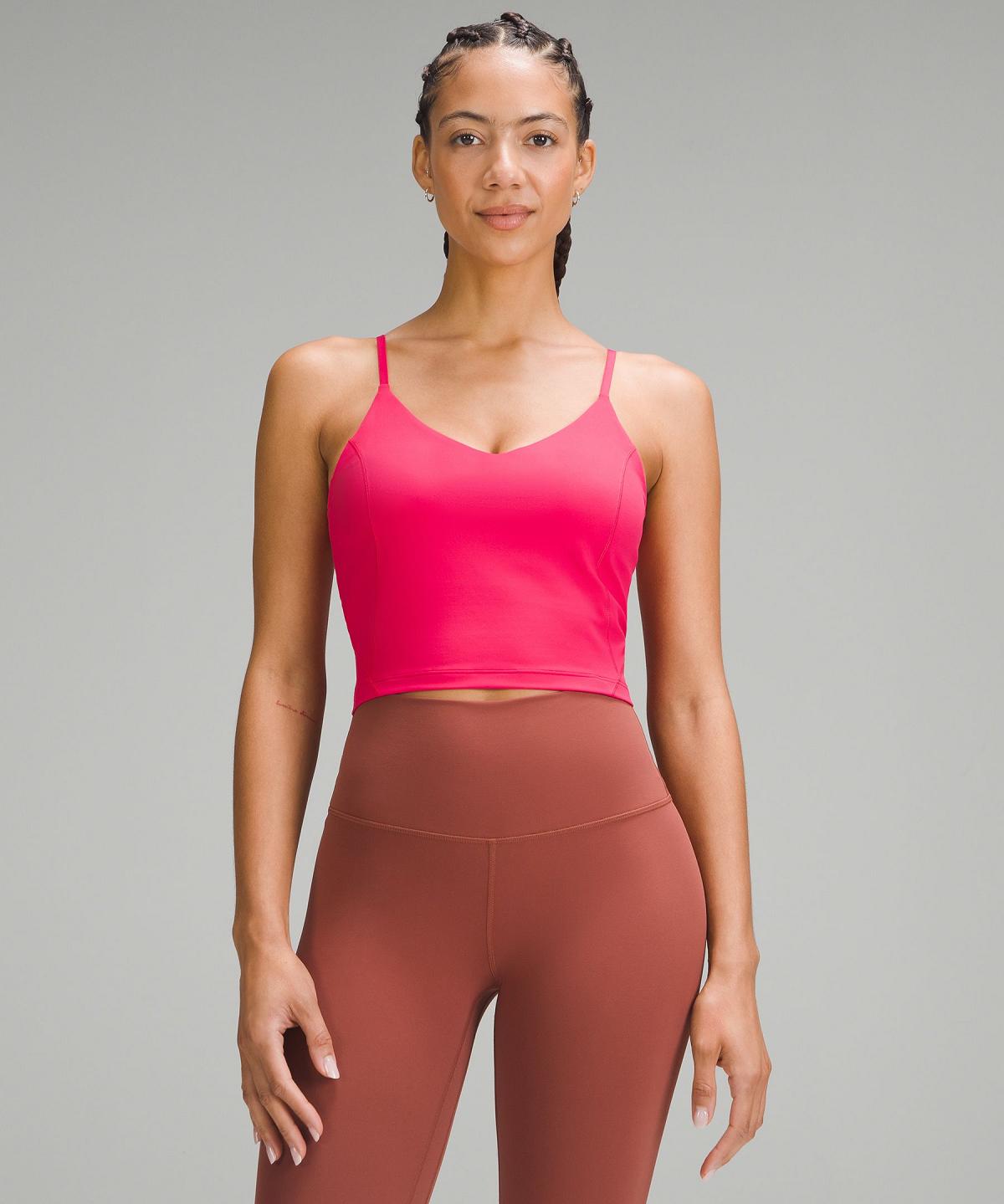 Lululemon Align™ Cropped Cami Skjorte Dame Rosa | NO_LuLu46611