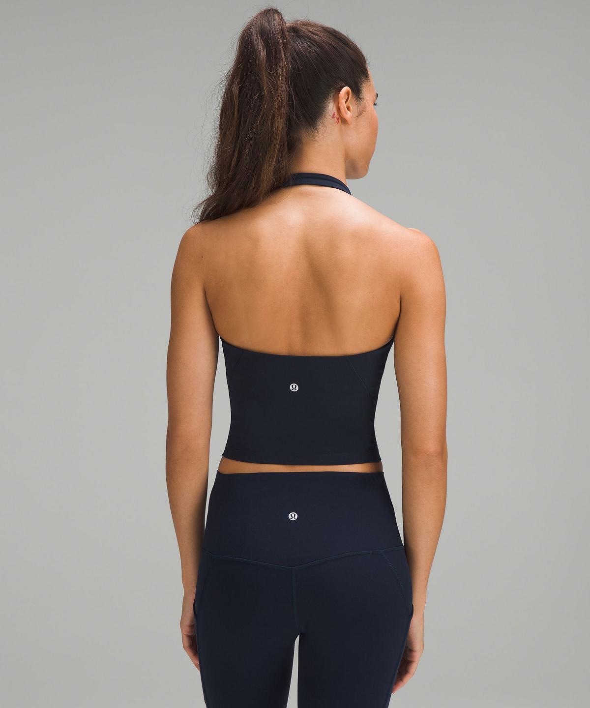 Lululemon Align™ Halter Skjorte Dame Marineblå | NO_LuLu78039