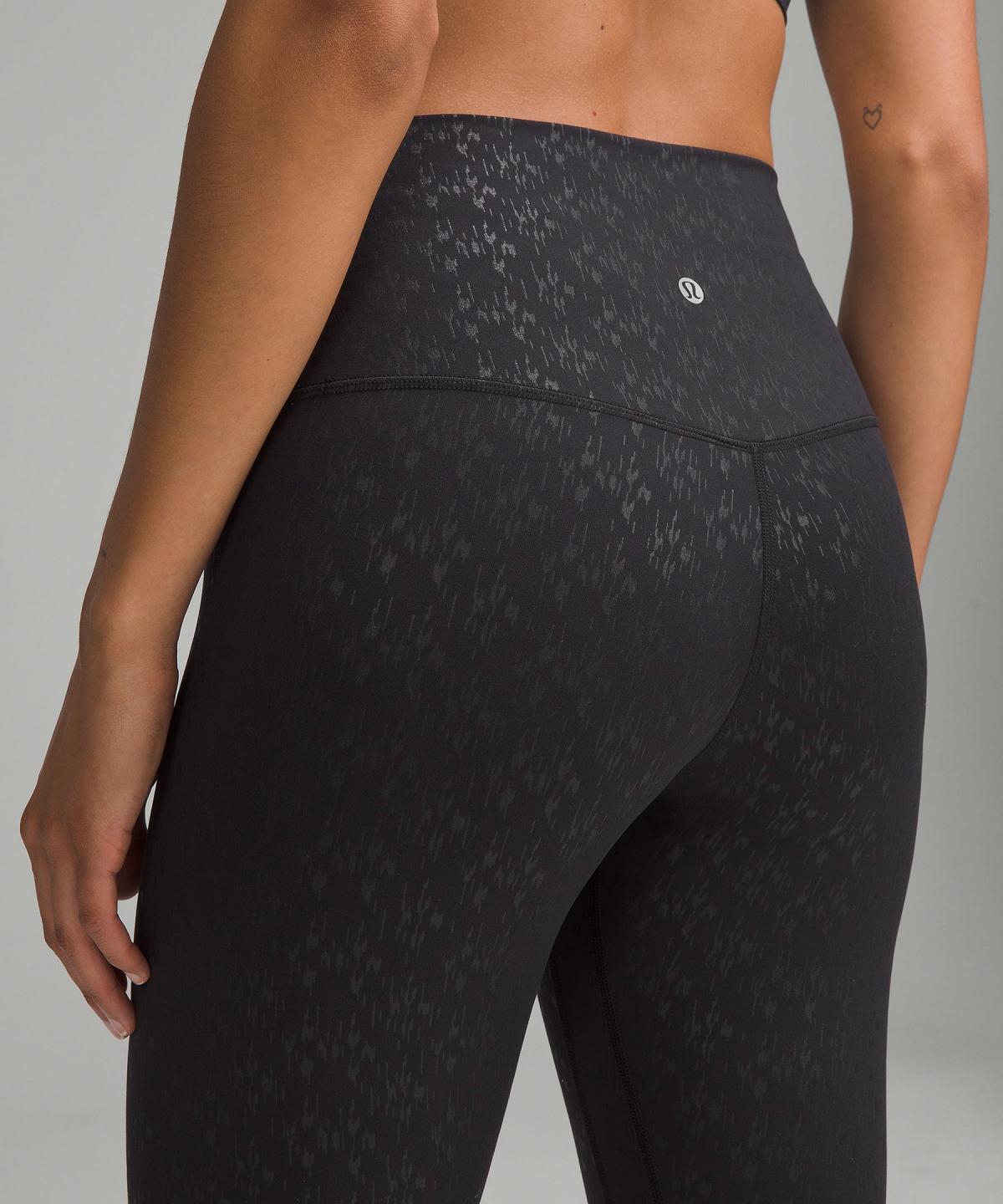 Lululemon Align™ High-Rise25" Bukse Dame Svarte | NO_LuLu58347