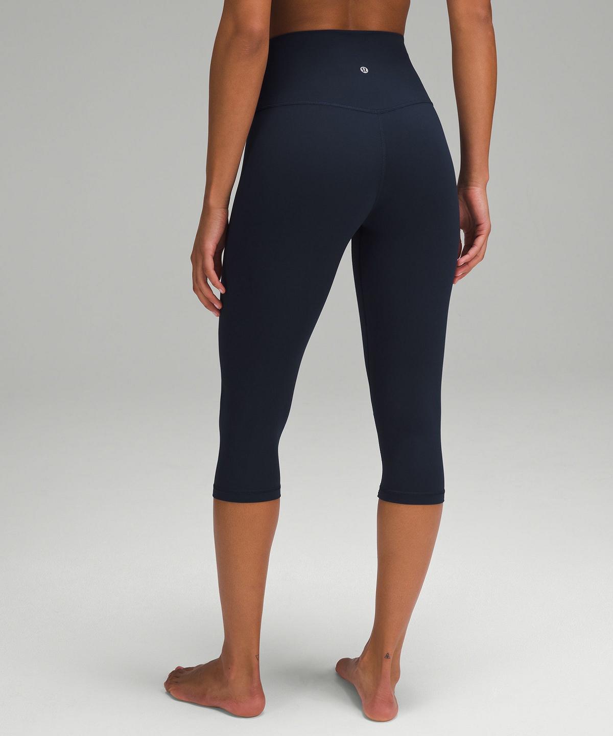 Lululemon Align™ High-Rise Crop 17" Bukse Dame Marineblå | NO_LuLu25218