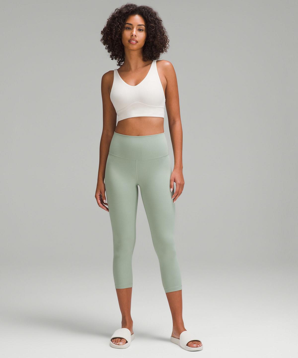 Lululemon Align™ High-Rise Crop 21" Bukse Dame Grønn | NO_LuLu39327