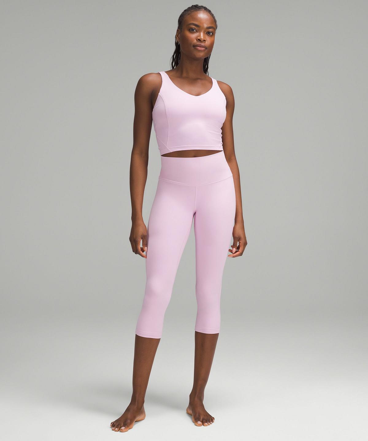 Lululemon Align™ High-Rise Crop 21" Bukse Dame Rosa | NO_LuLu53298