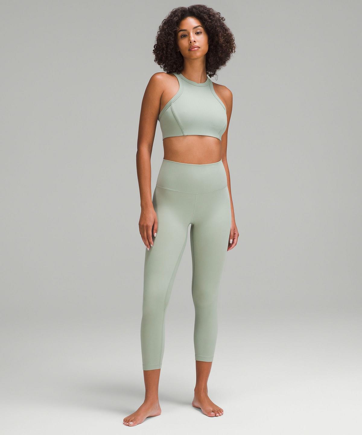 Lululemon Align™ High-Rise Crop 23" Bukse Dame Grønn | NO_LuLu47246