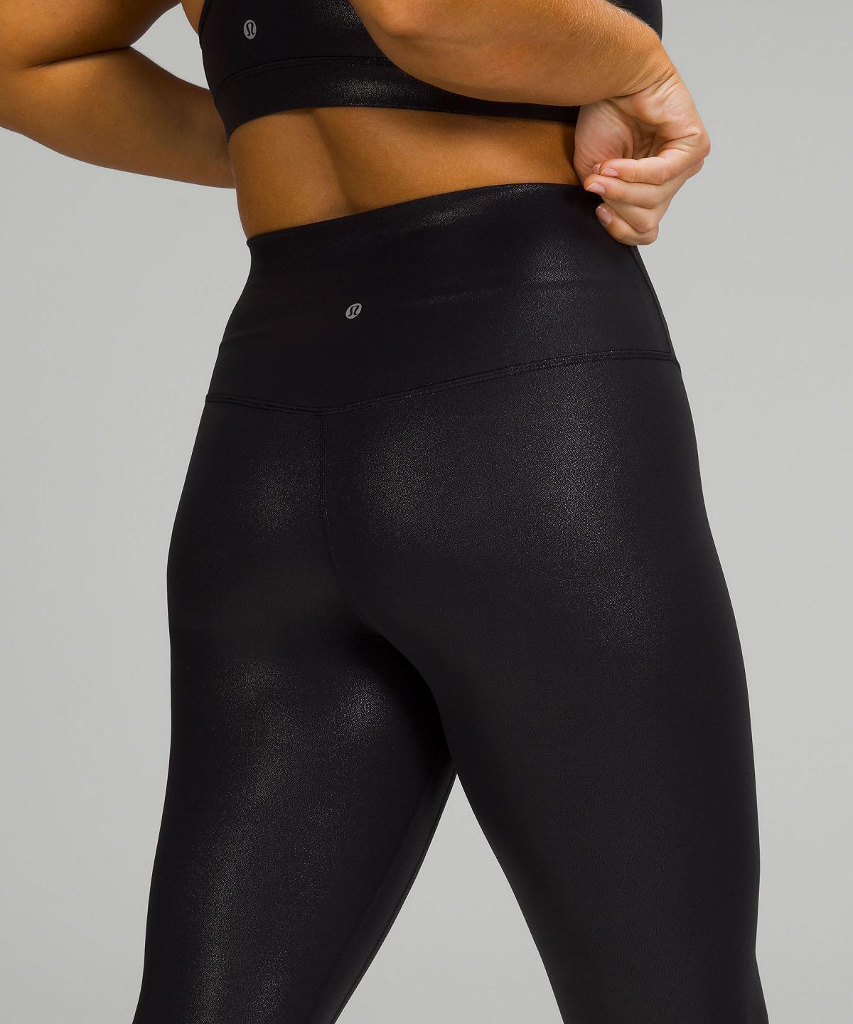 Lululemon Align™ High-Rise Crop 23" Bukse Dame Svarte | NO_LuLu83590