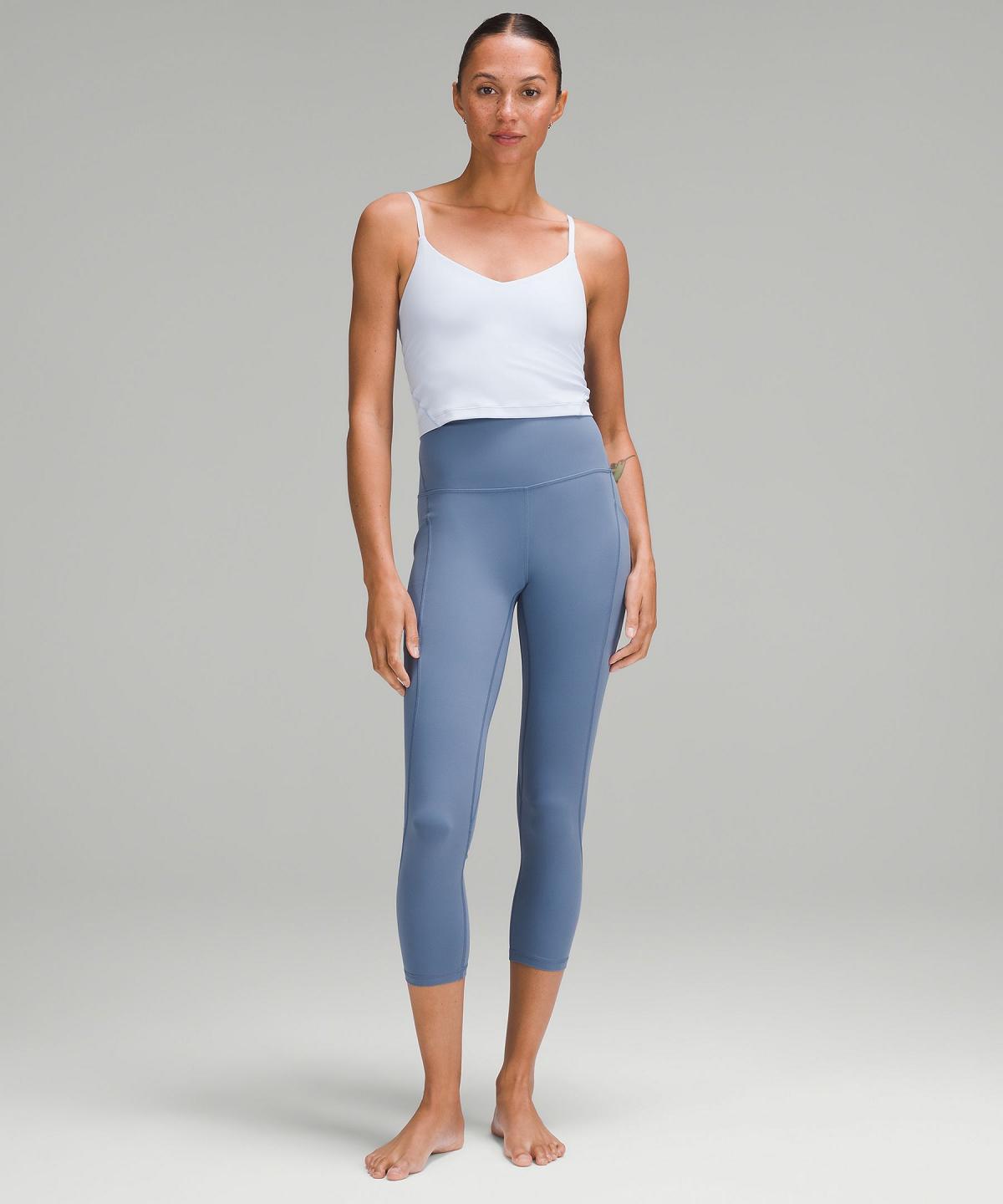 Lululemon Align™ High-Rise Crop with Pockets 23" Leggings Dame Blå | NO_LuLu82642