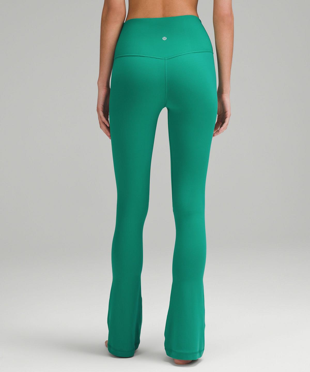 Lululemon Align™ High-Rise Mini-Flare Pant Leggings Dame Grønn | NO_LuLu10862