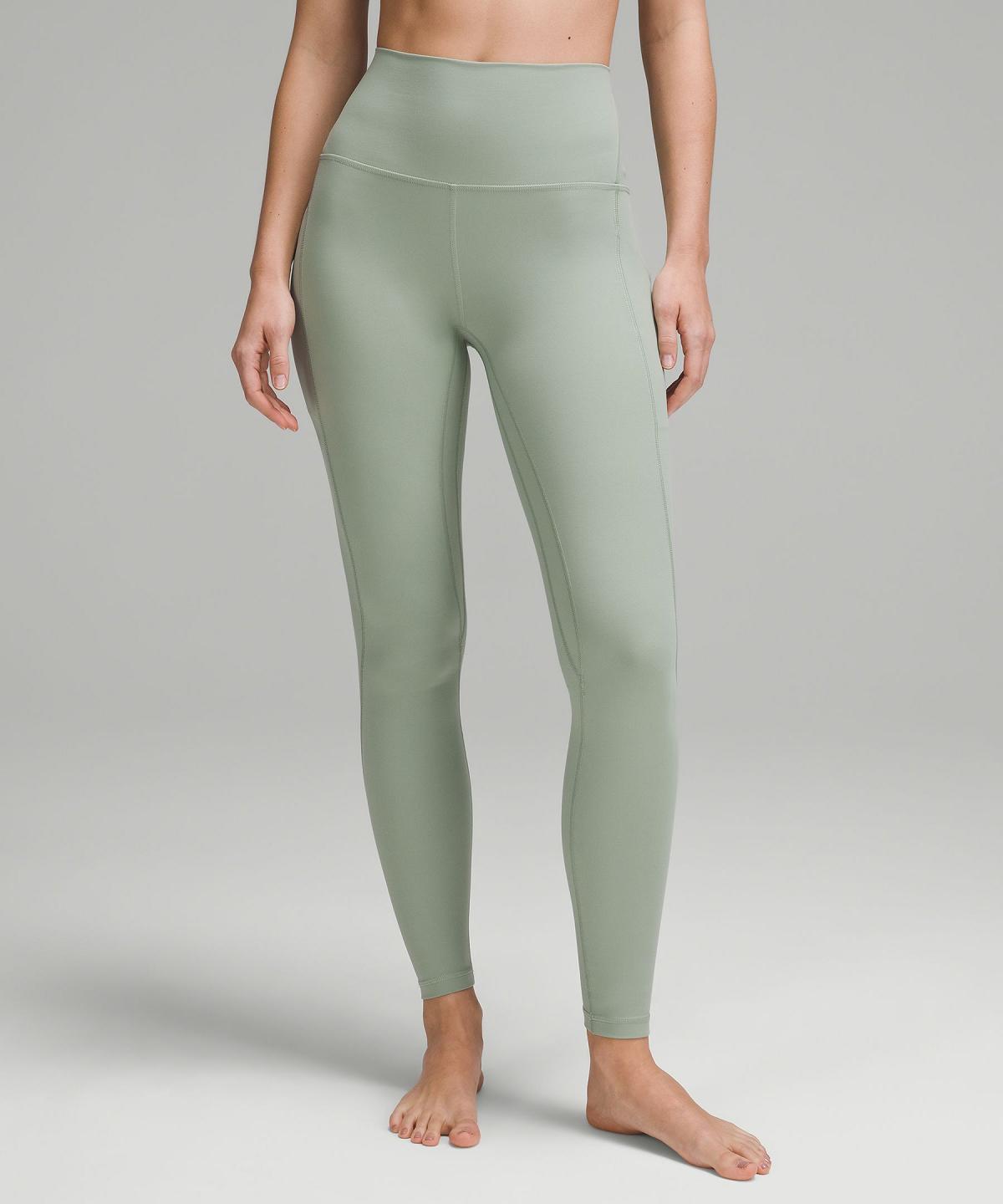 Lululemon Align™ High-Rise Pant with Pockets 28" Leggings Dame Grønn | NO_LuLu59661