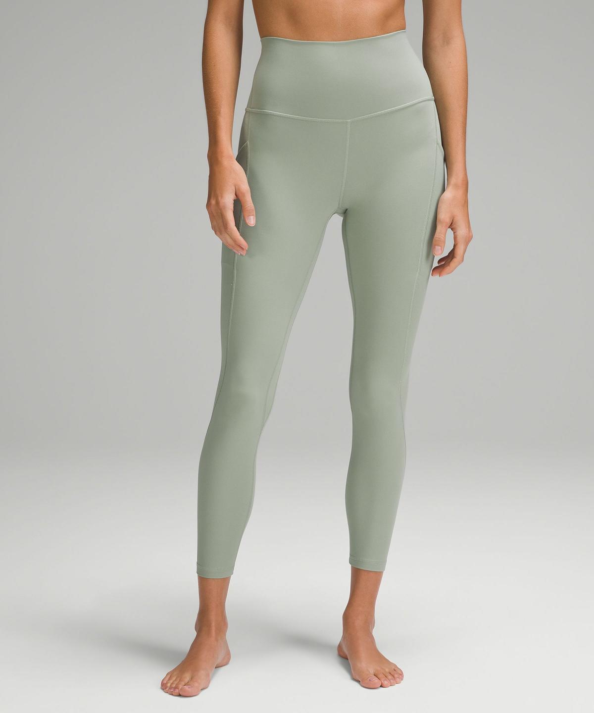 Lululemon Align™ High-Rise Pant with Pockets 25" Leggings Dame Grønn | NO_LuLu55077