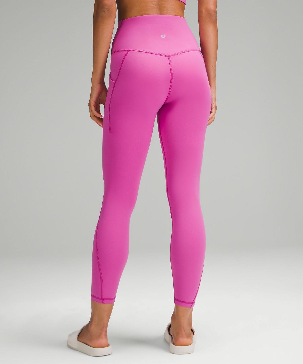 Lululemon Align™ High-Rise Pant with Pockets 25" Leggings Dame Rosa | NO_LuLu89109