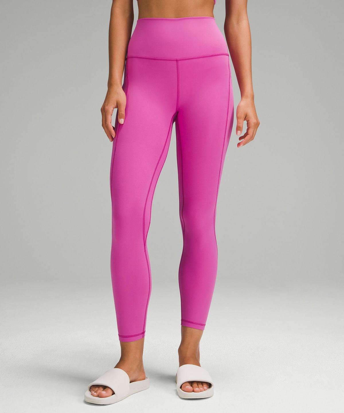 Lululemon Align™ High-Rise Pant with Pockets 25" Leggings Dame Rosa | NO_LuLu89109