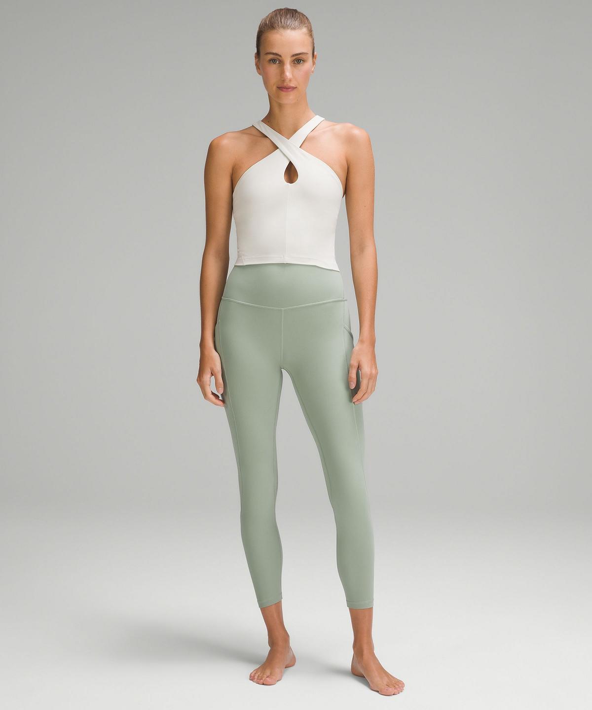 Lululemon Align™ High-Risewith Pockets 25" Bukse Dame Grønn | NO_LuLu71113