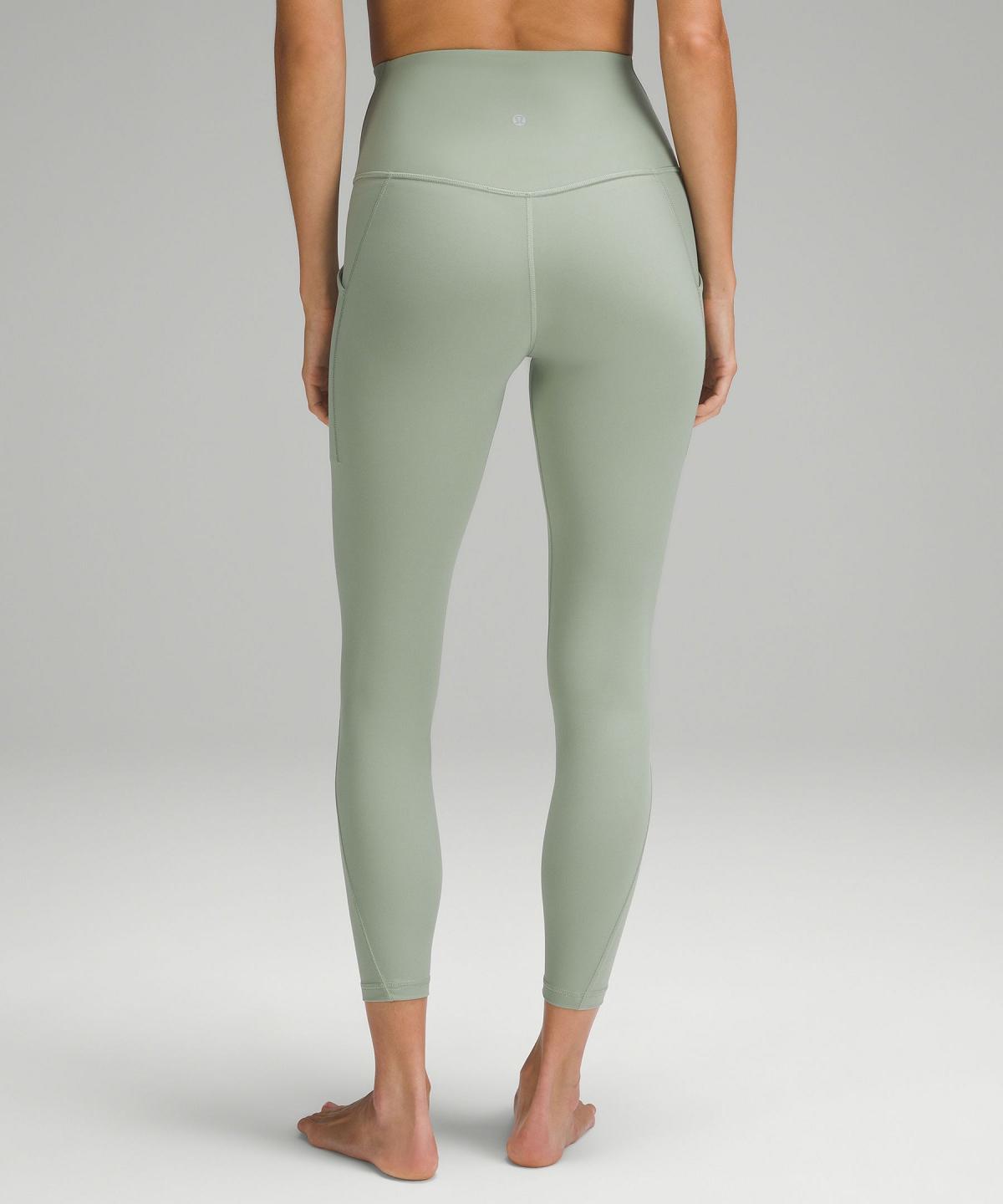 Lululemon Align™ High-Risewith Pockets 25" Bukse Dame Grønn | NO_LuLu71113