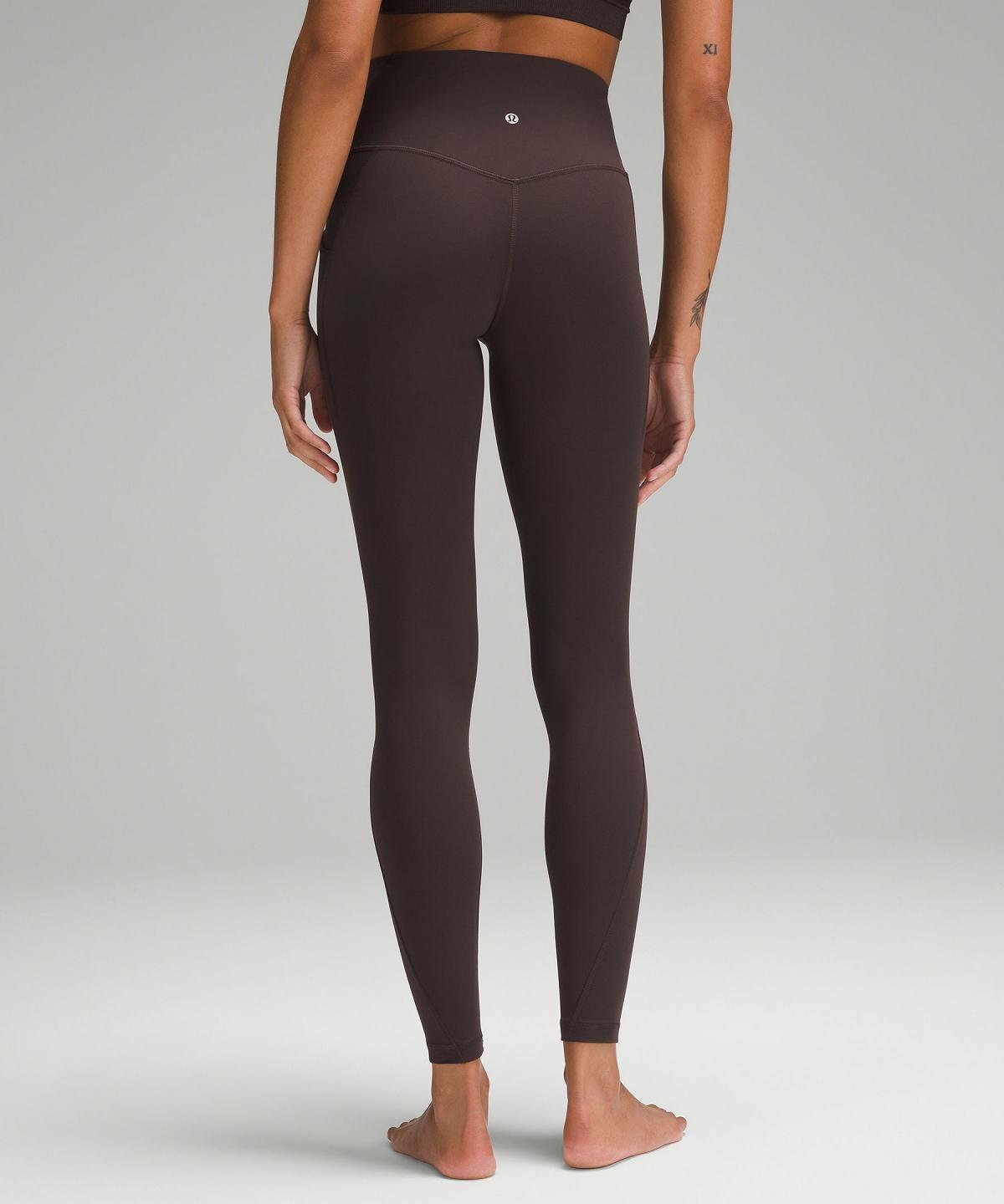 Lululemon Align™ High-Risewith Pockets 28" Bukse Dame Kaffe | NO_LuLu49891