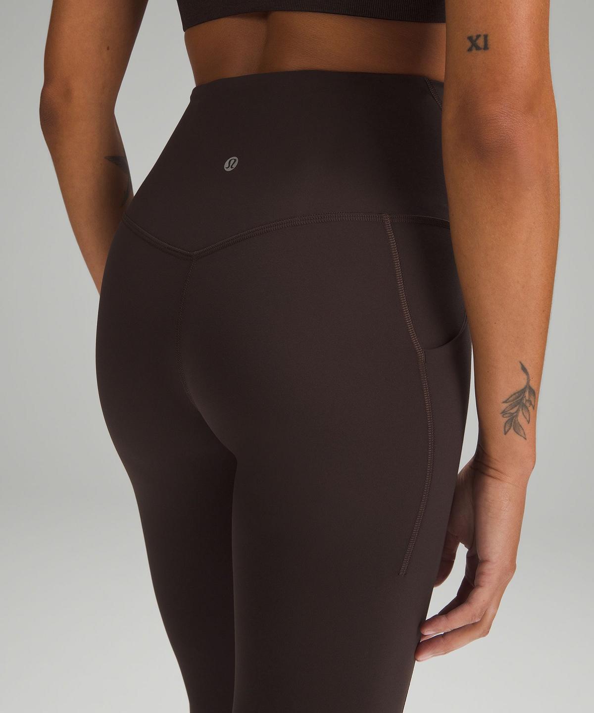 Lululemon Align™ High-Risewith Pockets 28" Bukse Dame Kaffe | NO_LuLu49891