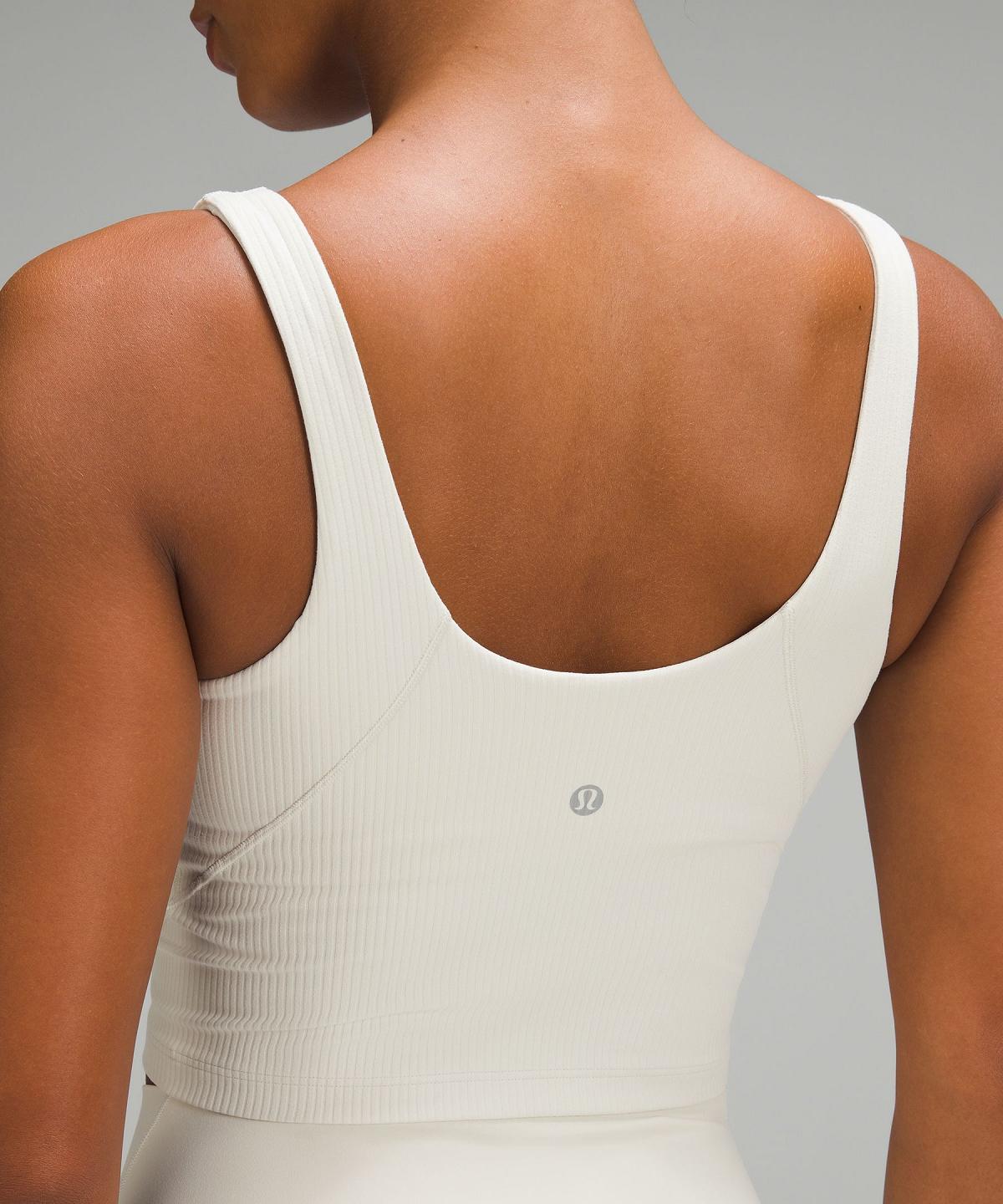 Lululemon Align™ Ribbed Henley Skjorte Dame Beige | NO_LuLu83147