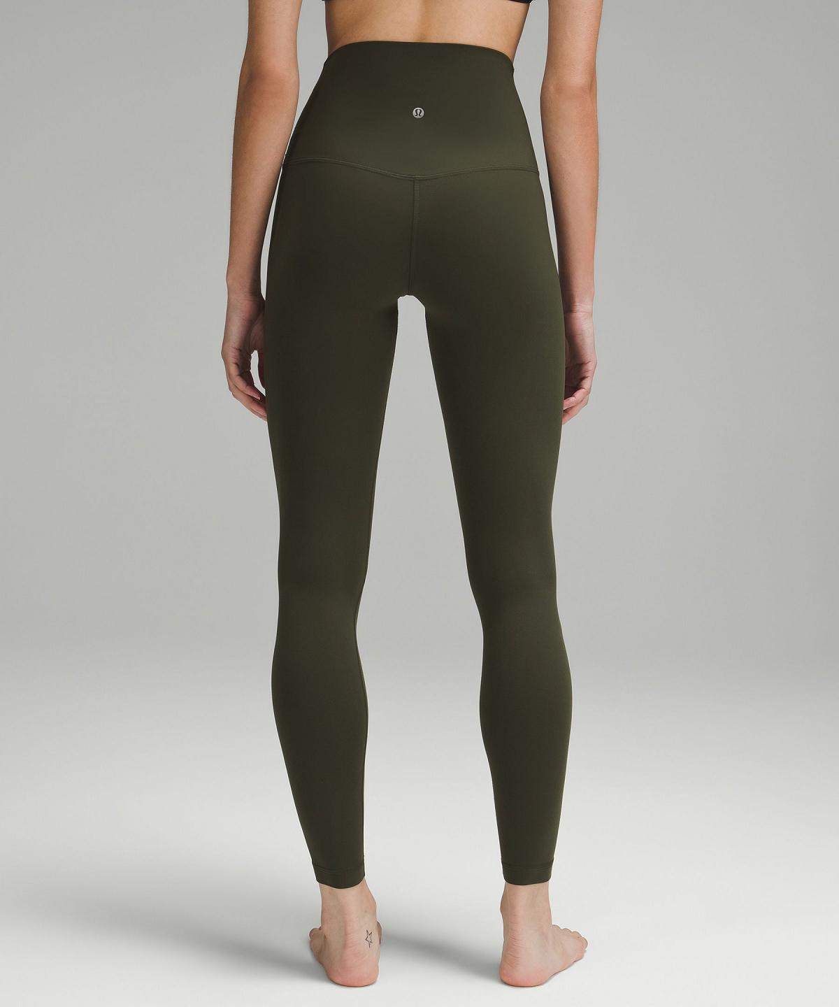 Lululemon Align™ Super-High-Rise28" Bukse Dame Mørke Olivengrønne | NO_LuLu27382