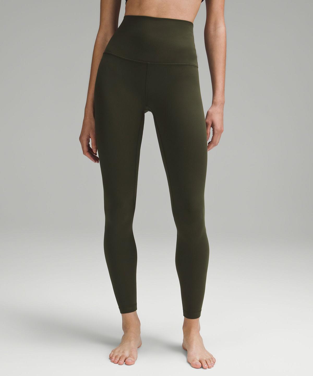 Lululemon Align™ Super-High-Rise28" Bukse Dame Mørke Olivengrønne | NO_LuLu27382