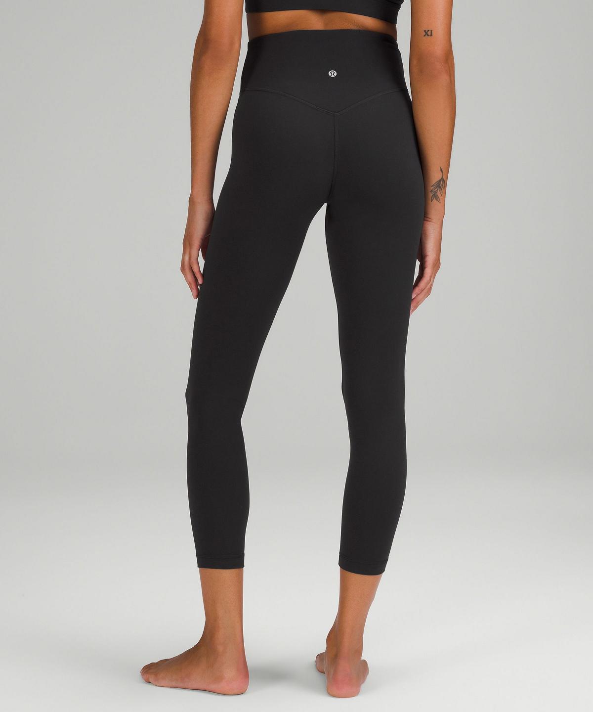 Lululemon Align™ V-Waist25" Bukse Dame Svarte | NO_LuLu31951