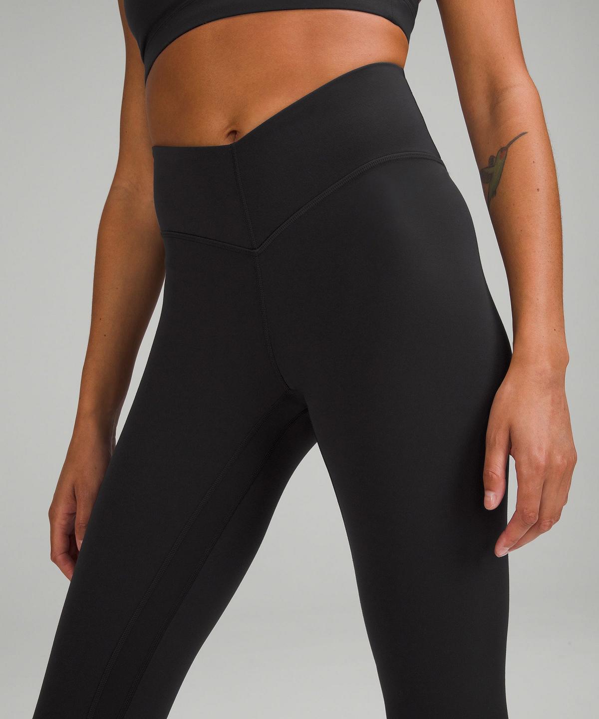 Lululemon Align™ V-Waist25" Bukse Dame Svarte | NO_LuLu31951