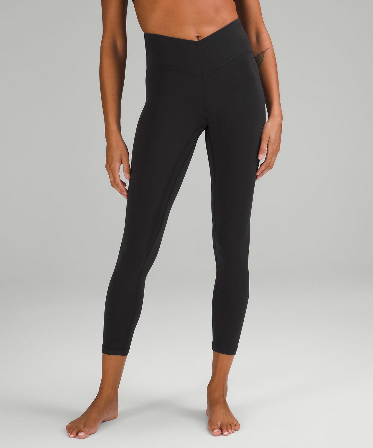 Lululemon Align™ V-Waist25" Bukse Dame Svarte | NO_LuLu31951