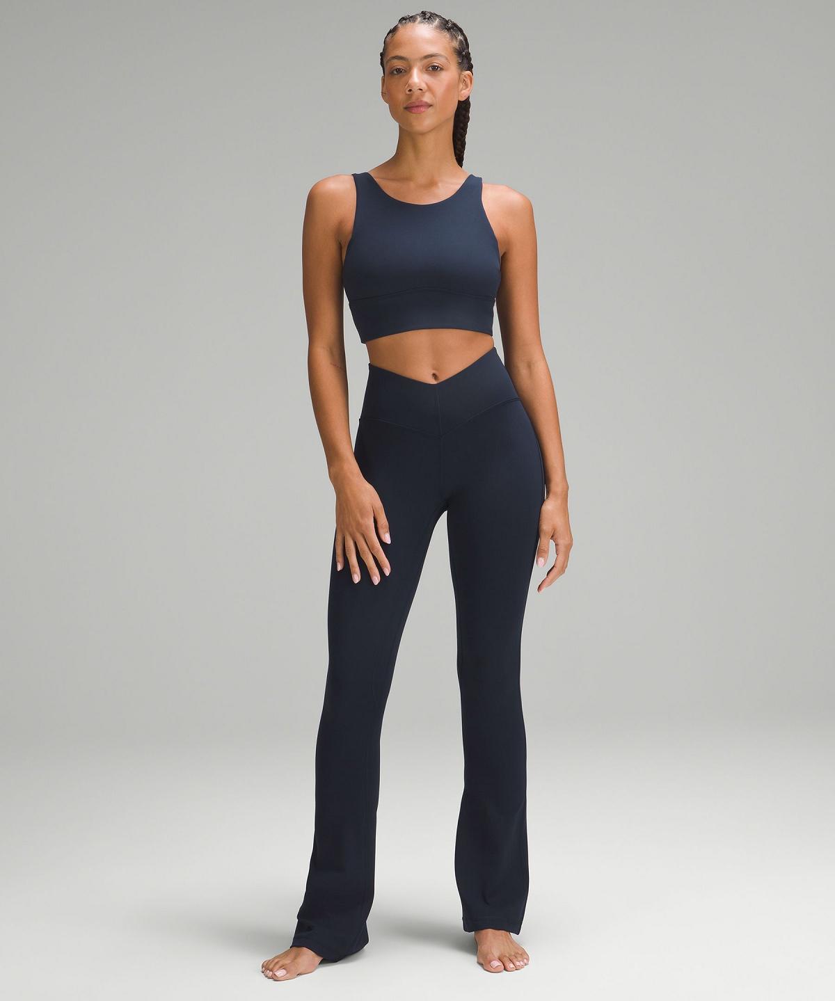 Lululemon Align™ V-Waist Mini-Flare Pant Leggings Dame Marineblå | NO_LuLu64168