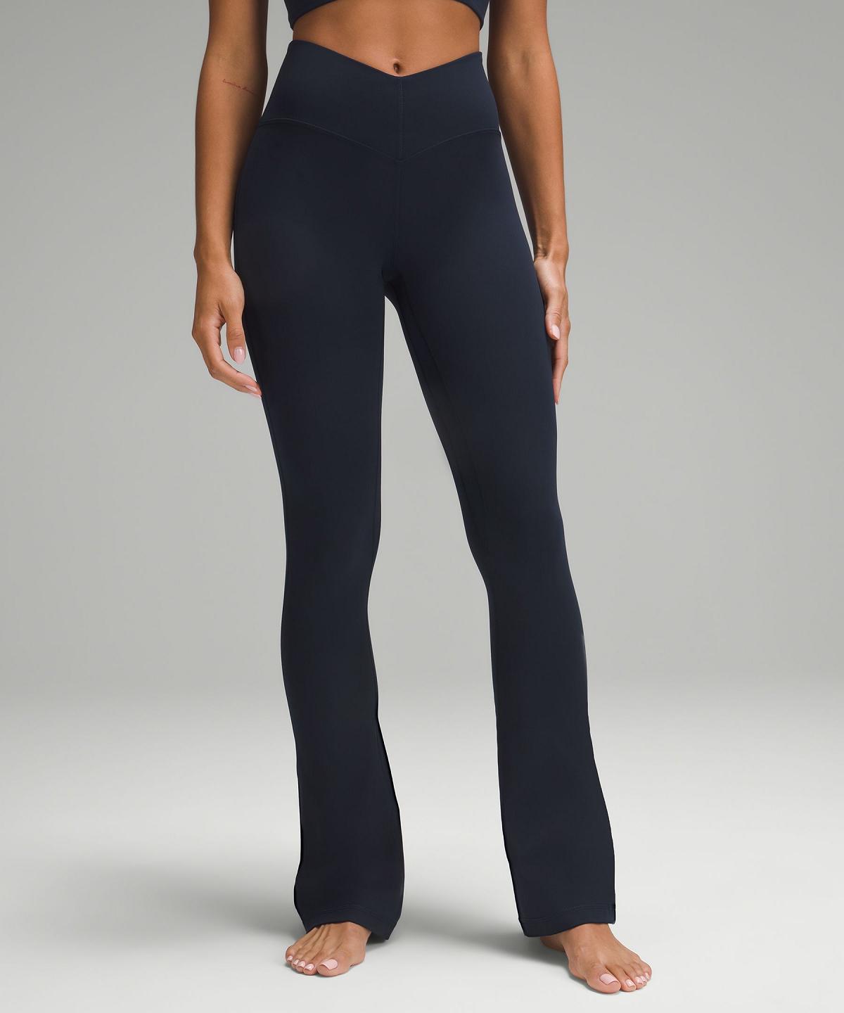 Lululemon Align™ V-Waist Mini-Flare Pant Leggings Dame Marineblå | NO_LuLu64168