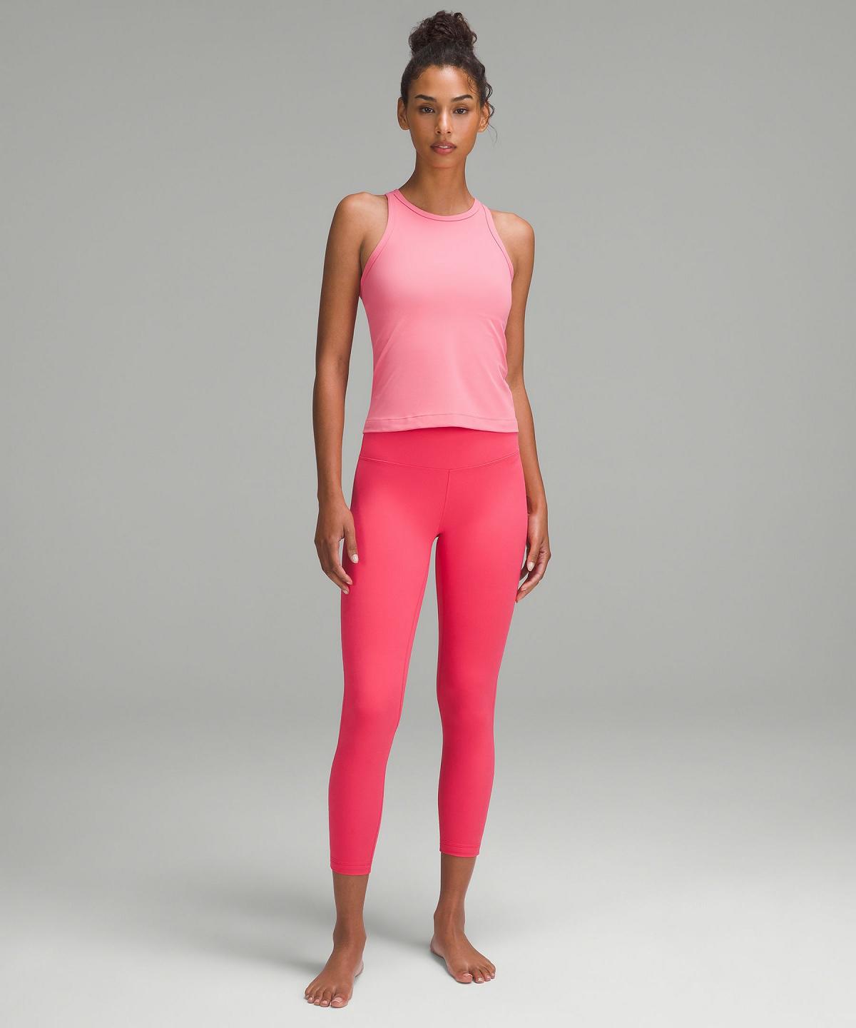 Lululemon Align™ Waist-Length Racerback Tank Top Dame Rosa | NO_LuLu73894