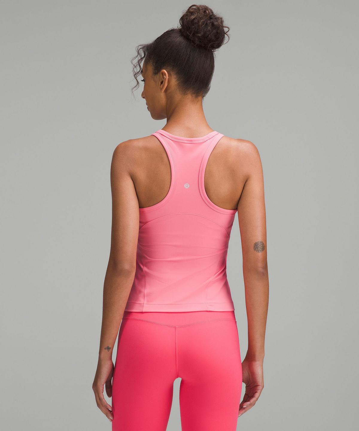 Lululemon Align™ Waist-Length Racerback Tank Top Dame Rosa | NO_LuLu73894