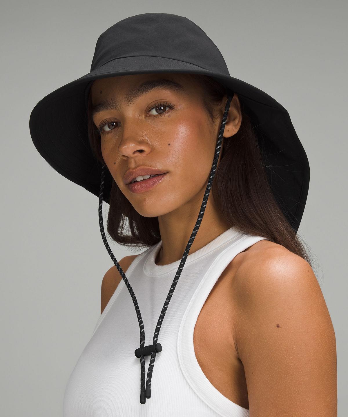 Lululemon All Sport Wide-Brim Hatt Dame Svarte | NO_LuLu72372