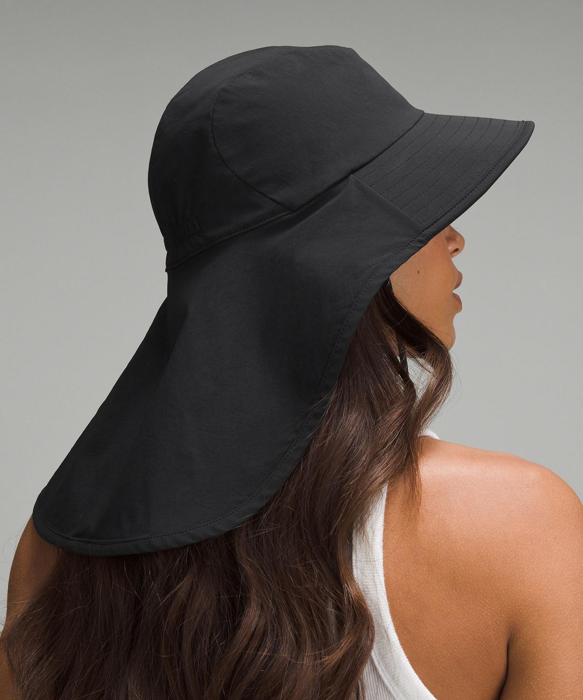 Lululemon All Sport Wide-Brim Hatt Dame Svarte | NO_LuLu72372