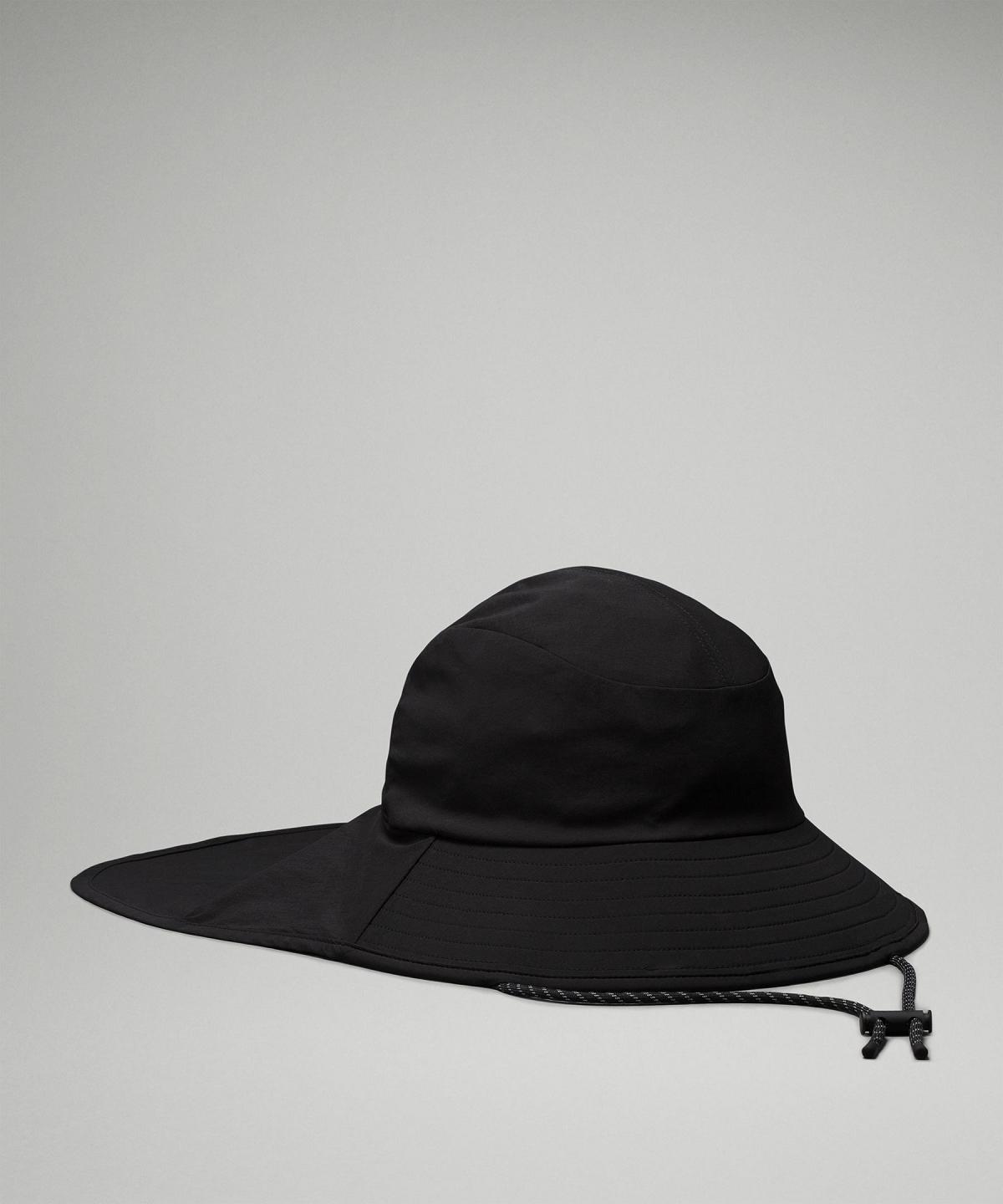 Lululemon All Sport Wide-Brim Hatt Dame Svarte | NO_LuLu72372