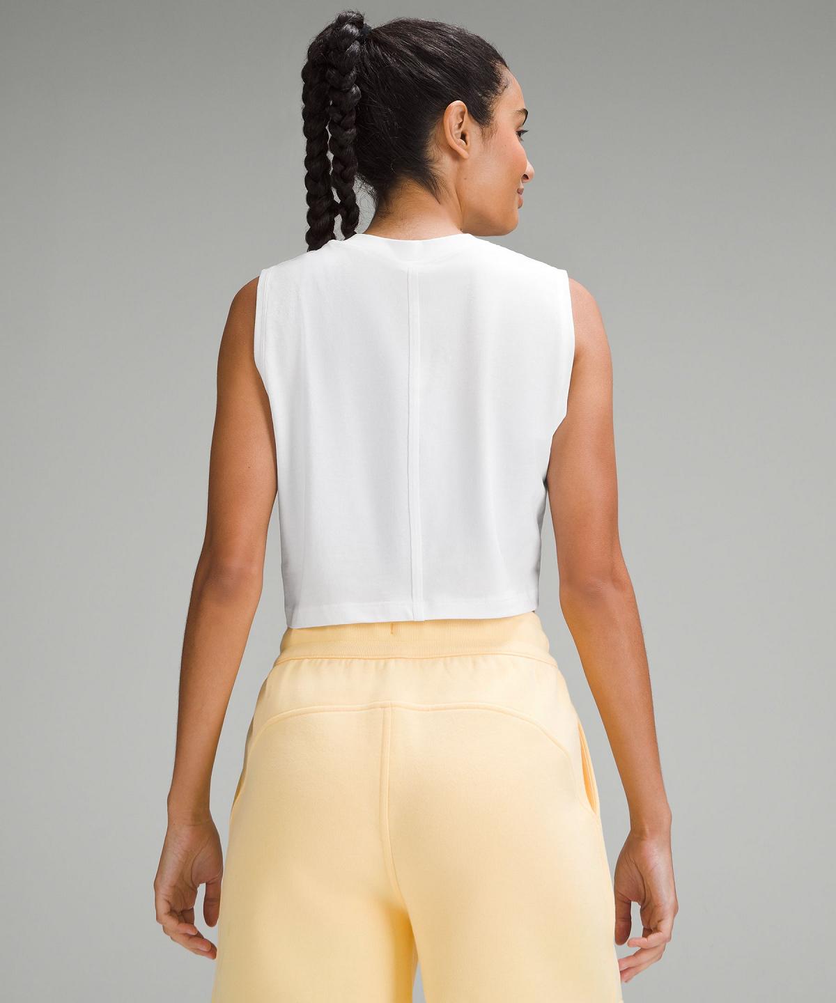 Lululemon All Yours Cropped Skjorte Dame Hvite | NO_LuLu97917