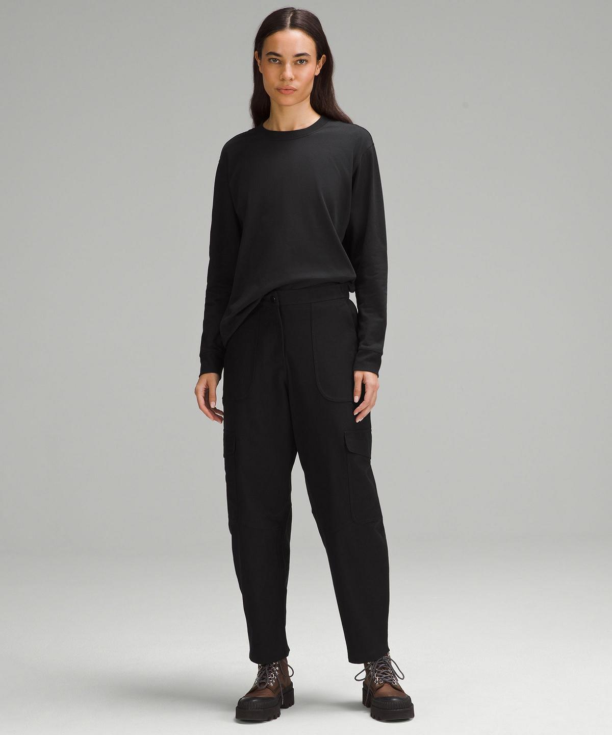 Lululemon All Yours Heavyweight Langermet Skjorte Dame Svarte | NO_LuLu93689