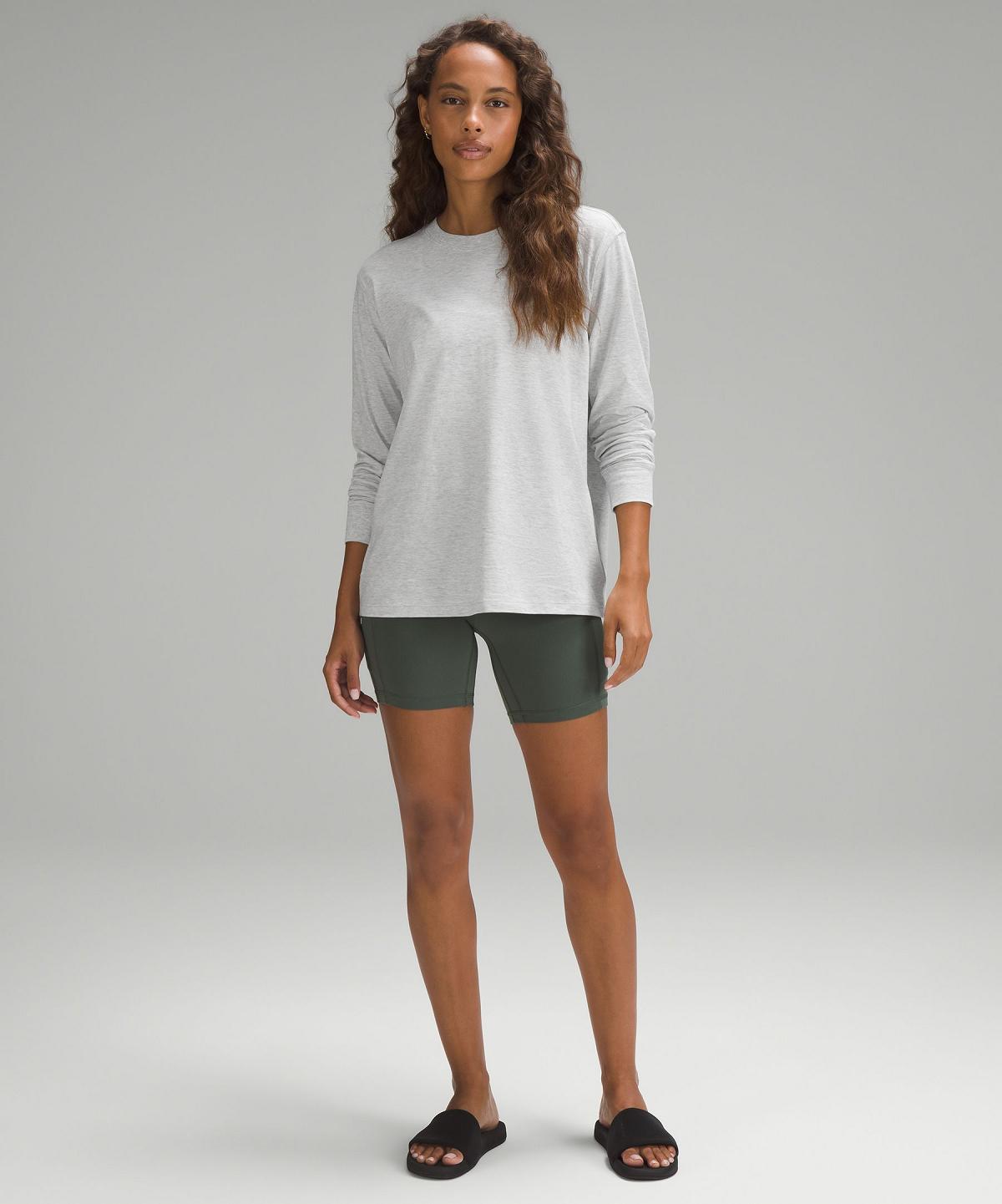 Lululemon All Yours Long-Sleeve Skjorte Dame Lyse Grå | NO_LuLu31525