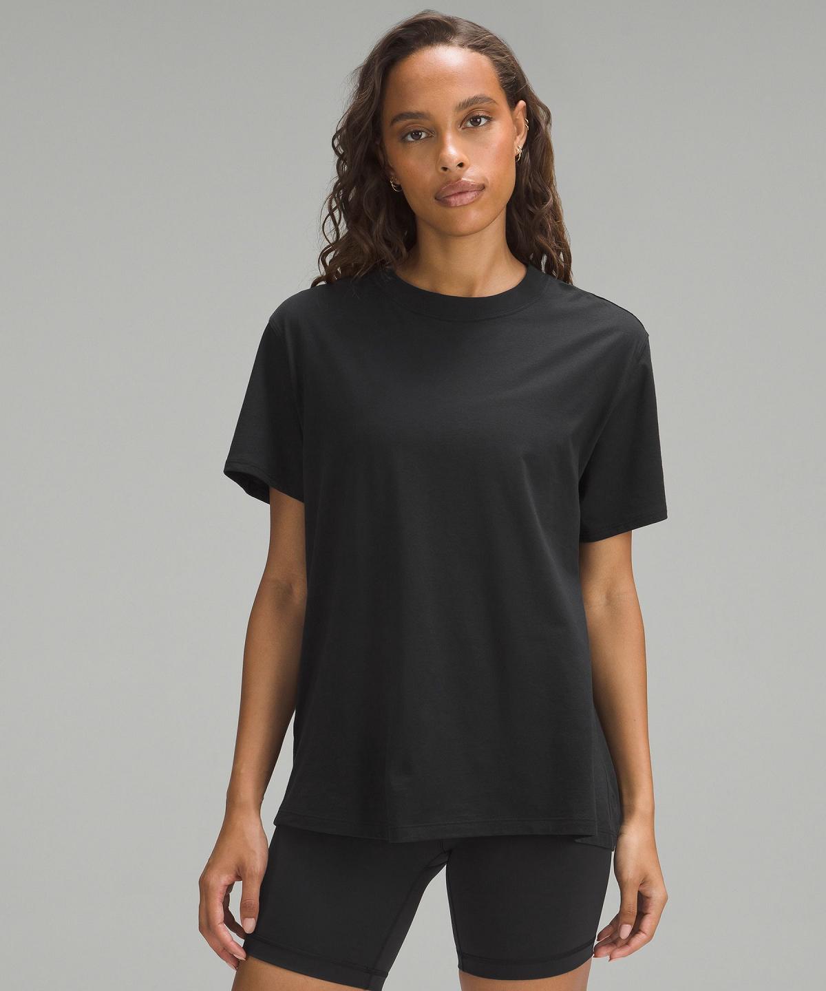 Lululemon All Yours Short-Sleeve T-Shirt Skjorte Dame Svarte | NO_LuLu85158