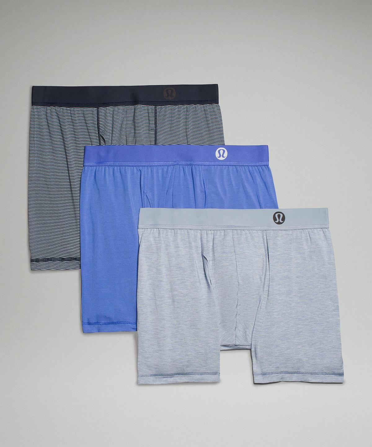 Lululemon Always In Motion Boxer with Fly 5" Undertøy Herre Svarte Grå Marineblå | NO_LuLu91180