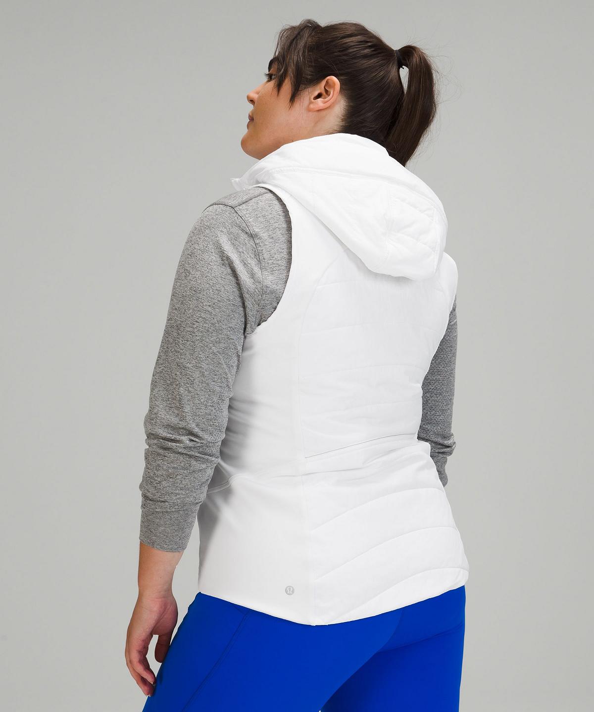 Lululemon Another Mile Vest Jakker Og Jakker Dame Hvite | NO_LuLu59475