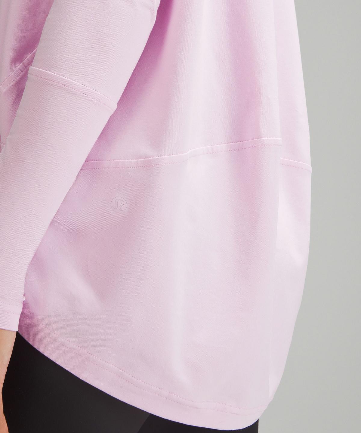 Lululemon Back In Action V-Neck Langermet Skjorte Dame Rosa | NO_LuLu69120