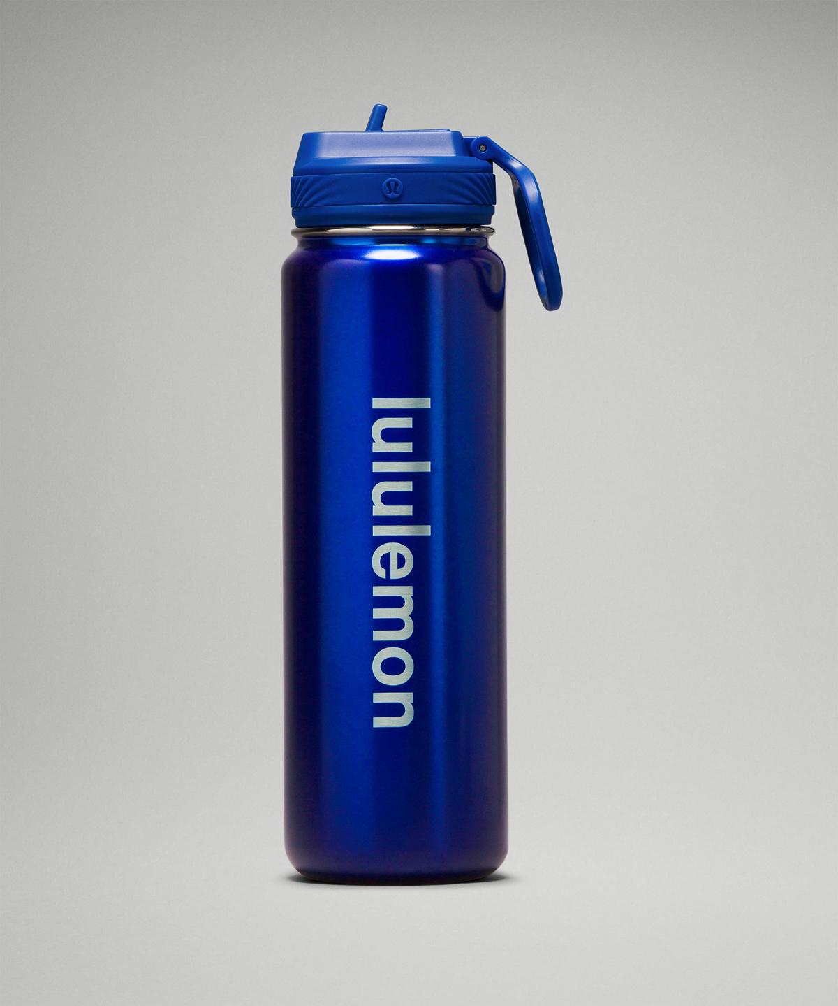 Lululemon Back to Life Sport Bottle 24oz Vannflasker Dame Blå | NO_LuLu96855