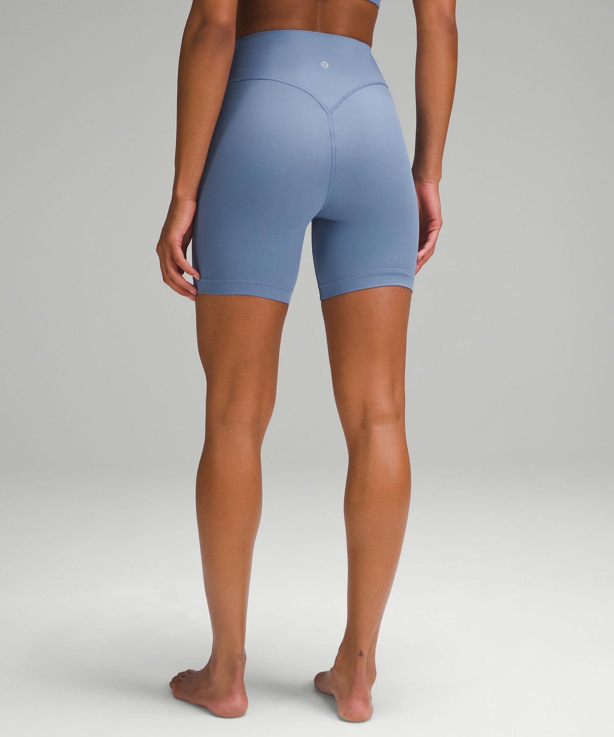 Lululemon Breezethrough High-Rise 6" Shorts Dame Blå | NO_LuLu36857