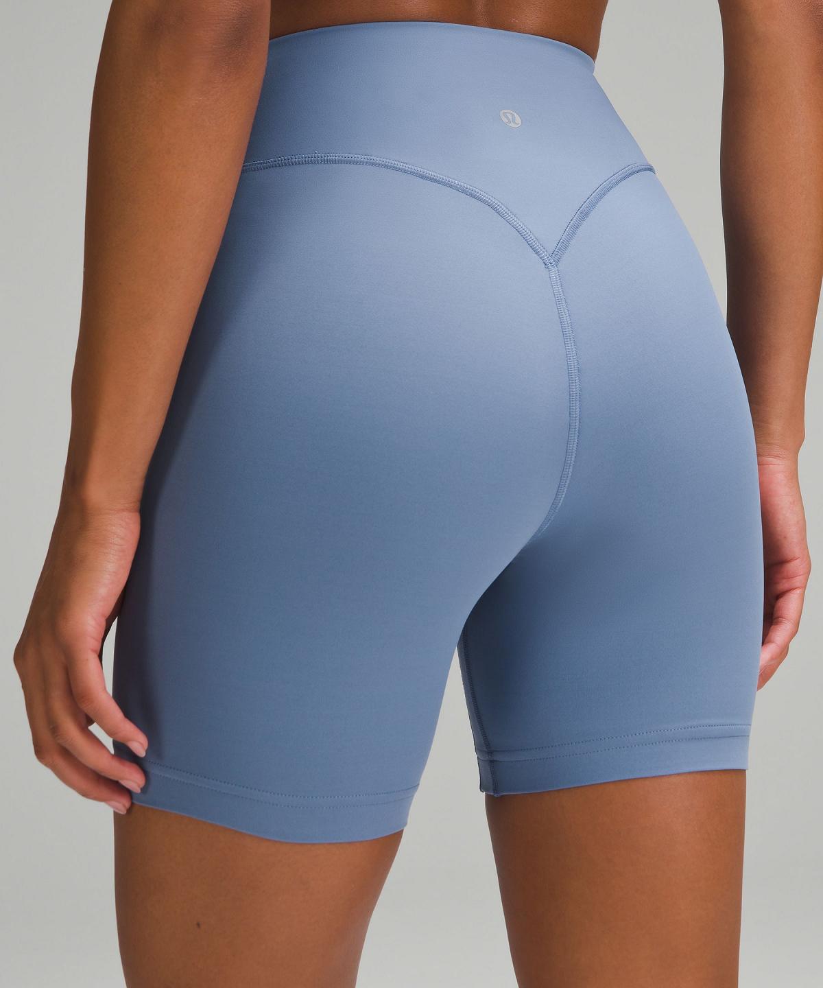 Lululemon Breezethrough High-Rise 6" Shorts Dame Blå | NO_LuLu36857