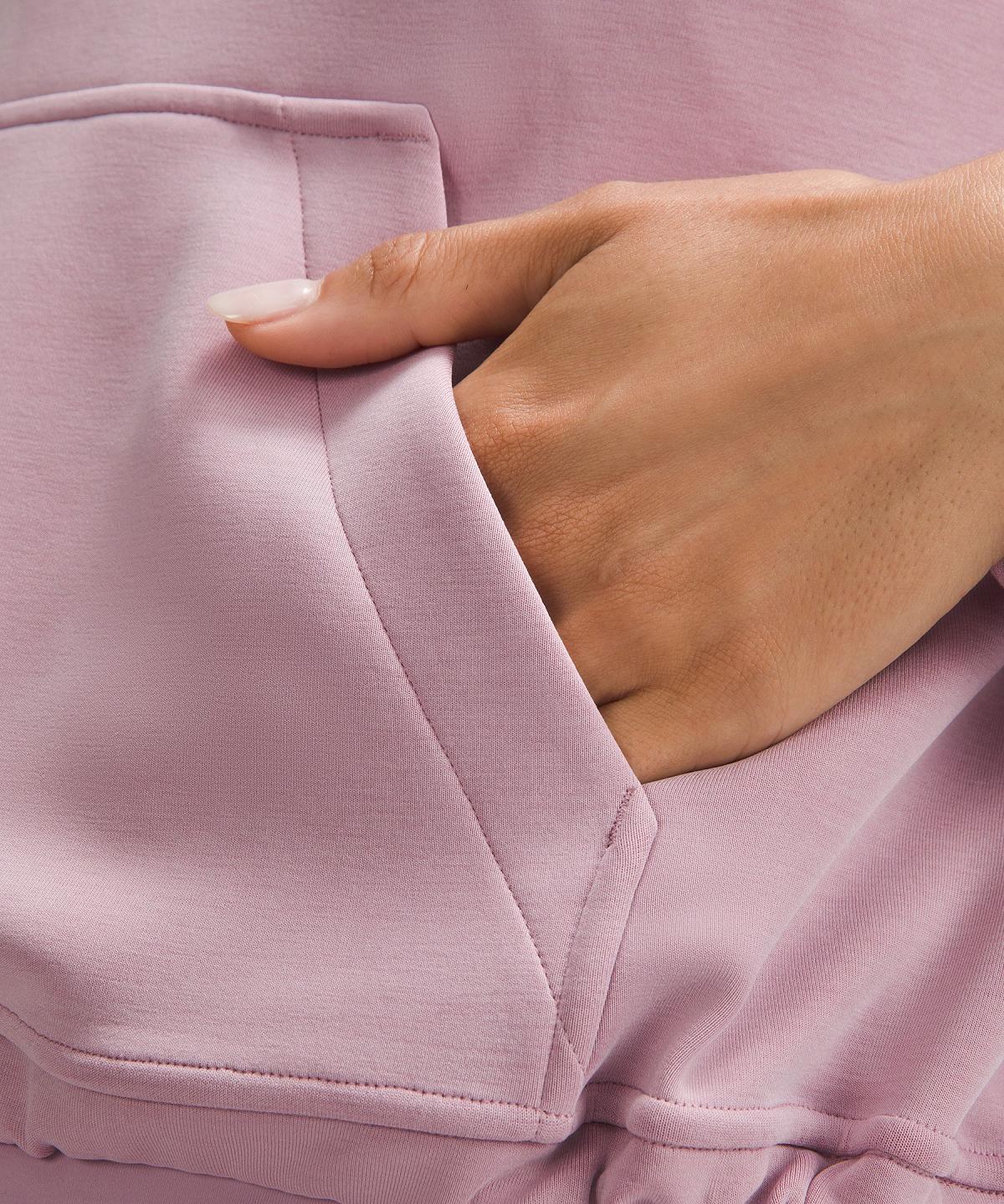 Lululemon Brushed Softstreme Half Zip Gensere Og Gensere Dame Rosa Rosa | NO_LuLu97693