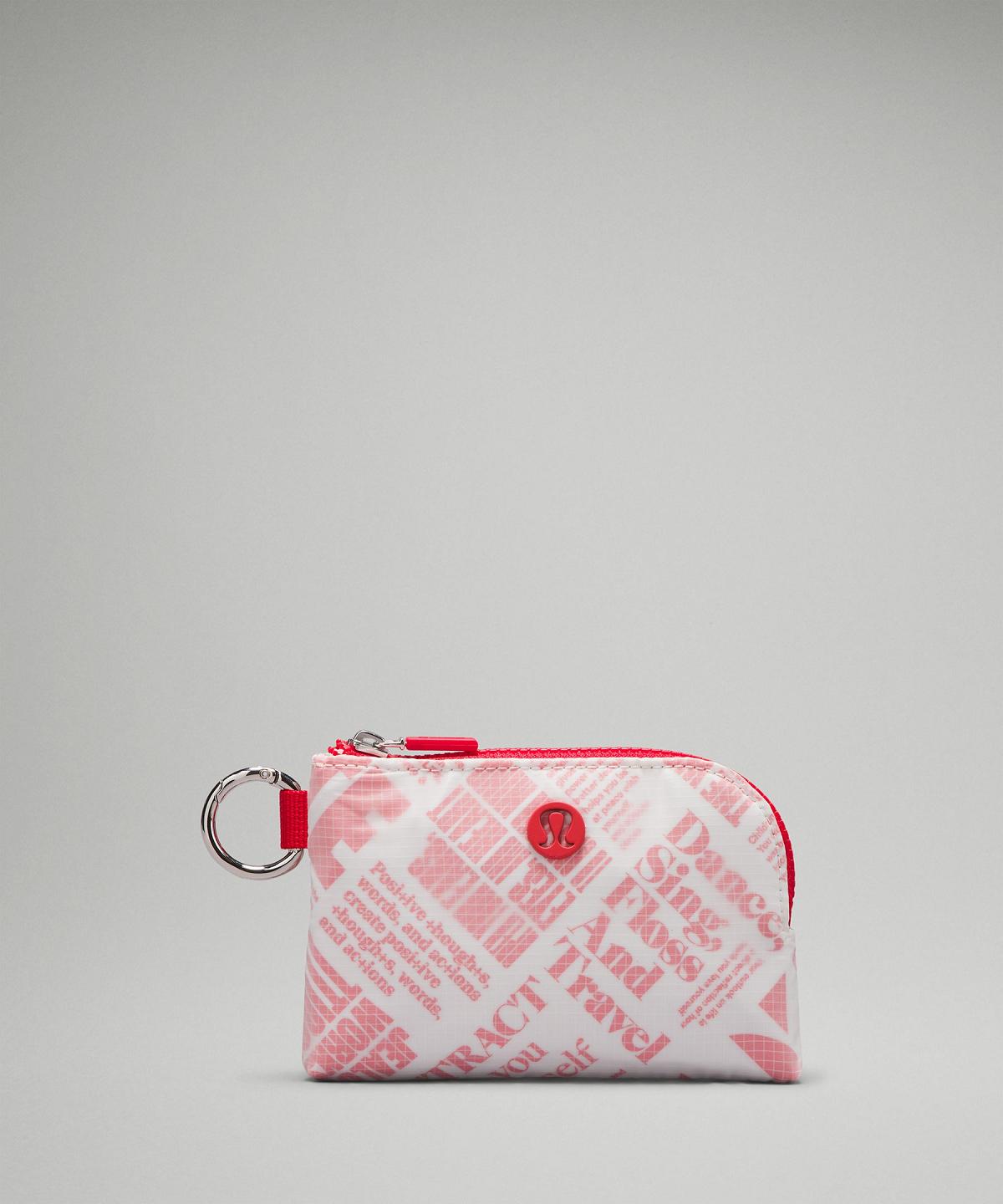 Lululemon Clippable Card Pouch Lommebøker Og Lommer Bag Hvite Rød | NO_LuLu25837