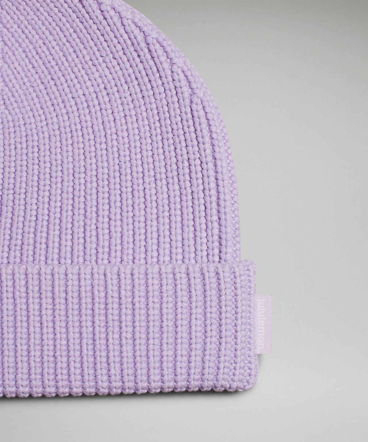 Lululemon Close-Fit Cotton-Blend Ribbed Hatt Dame Lilla | NO_LuLu42232