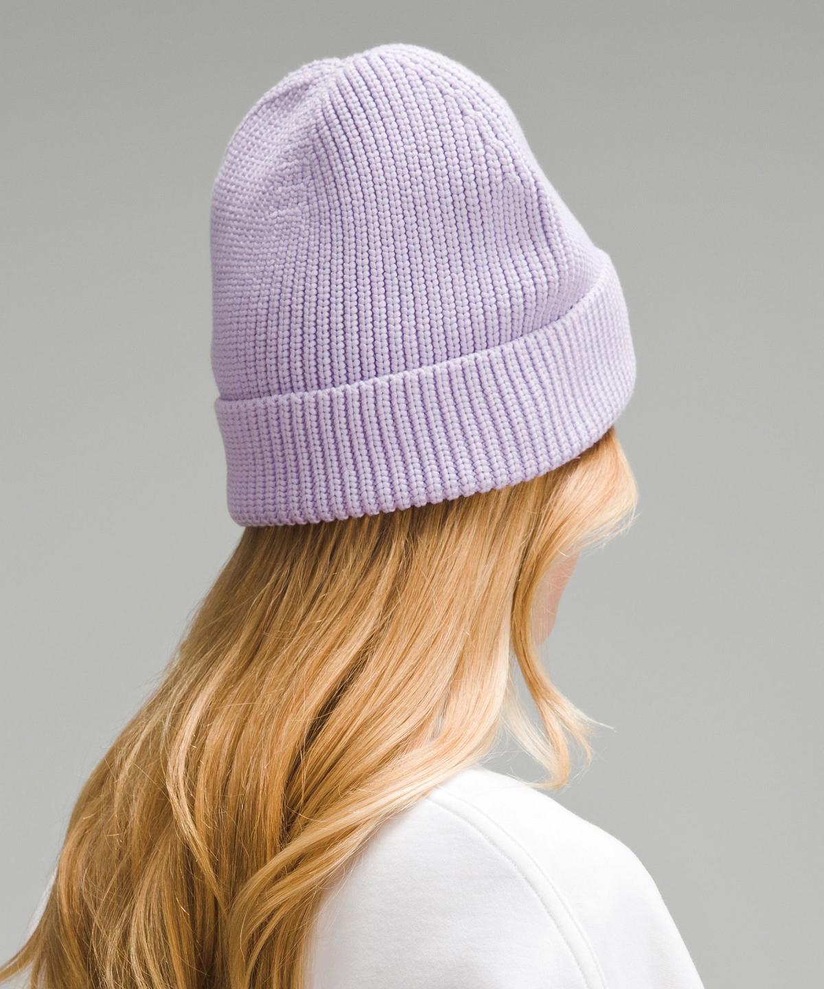 Lululemon Close-Fit Cotton-Blend Ribbed Hatt Dame Lilla | NO_LuLu42232