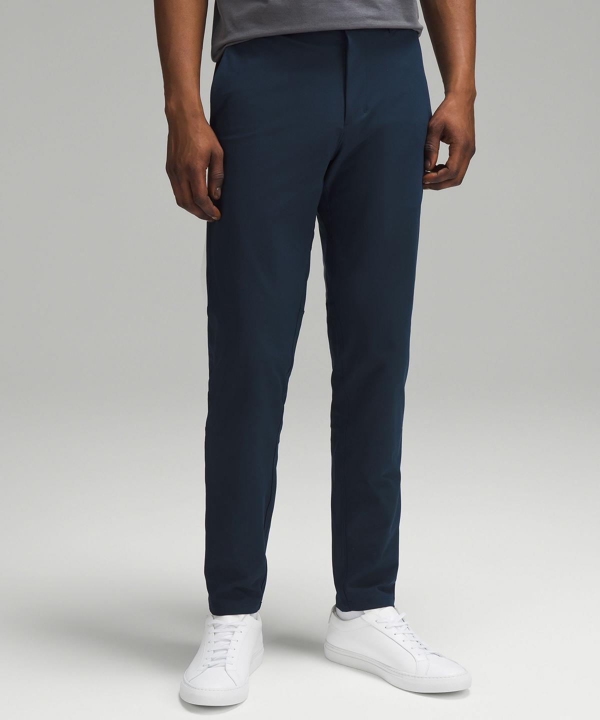 Lululemon Commission Slim-Fit 34" Bukser Herre Marineblå | NO_LuLu90480