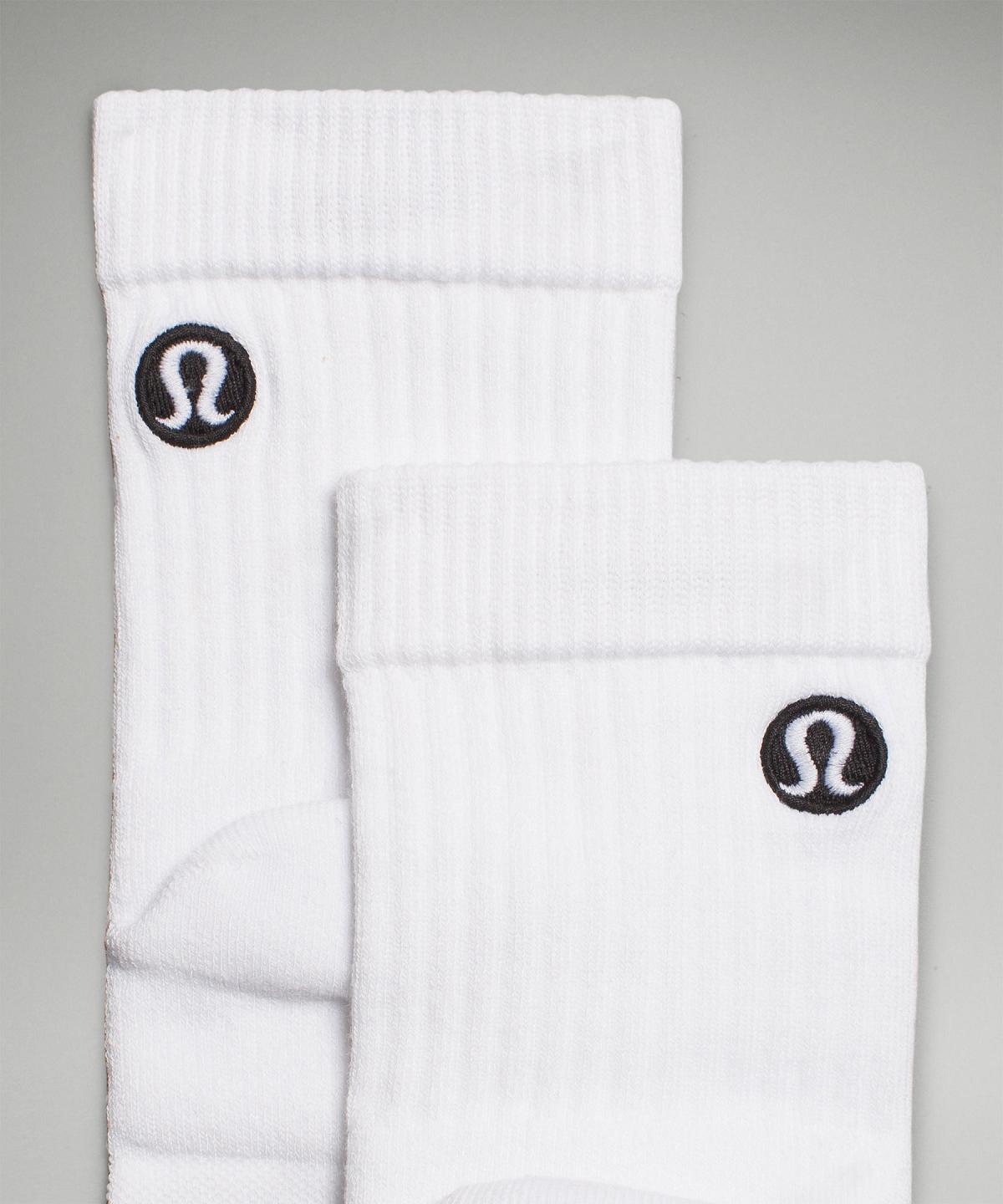 Lululemon Daily Stride Quarter Sokker Dame Hvite | NO_LuLu69441