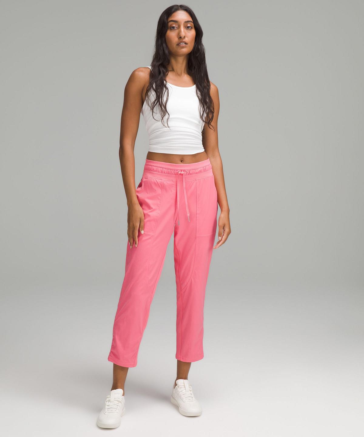 Lululemon Dance Studio Mid-Rise Cropped Bukse Dame Rosa | NO_LuLu78127